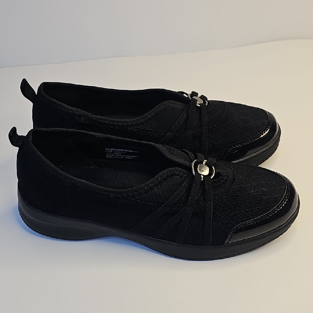 Comfortview Women's Blackβ Loafers Flats Shoes Size 9.5M